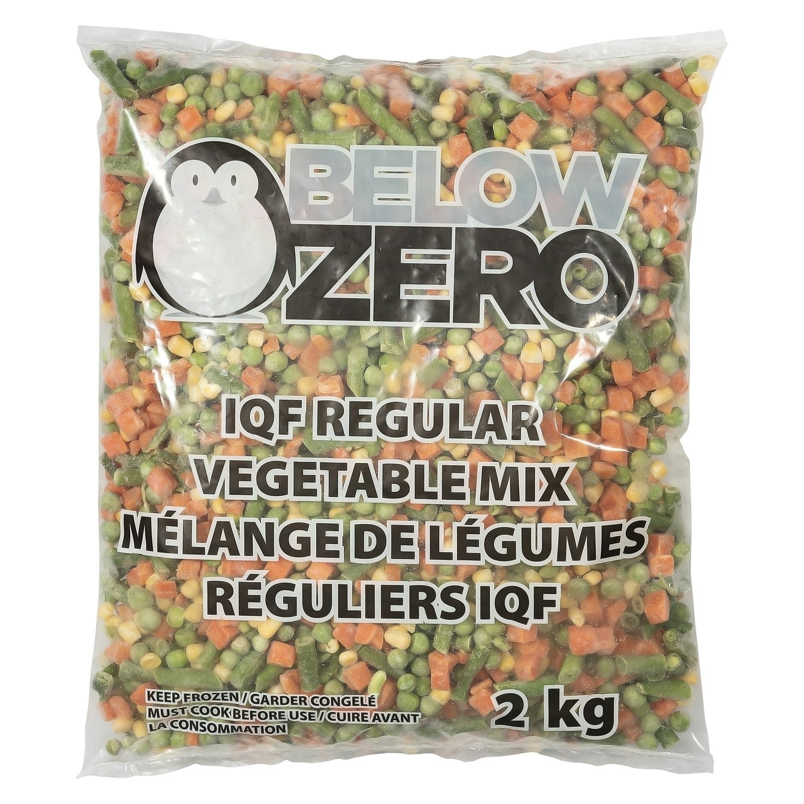 BELOW ZERO Mixed vegetables