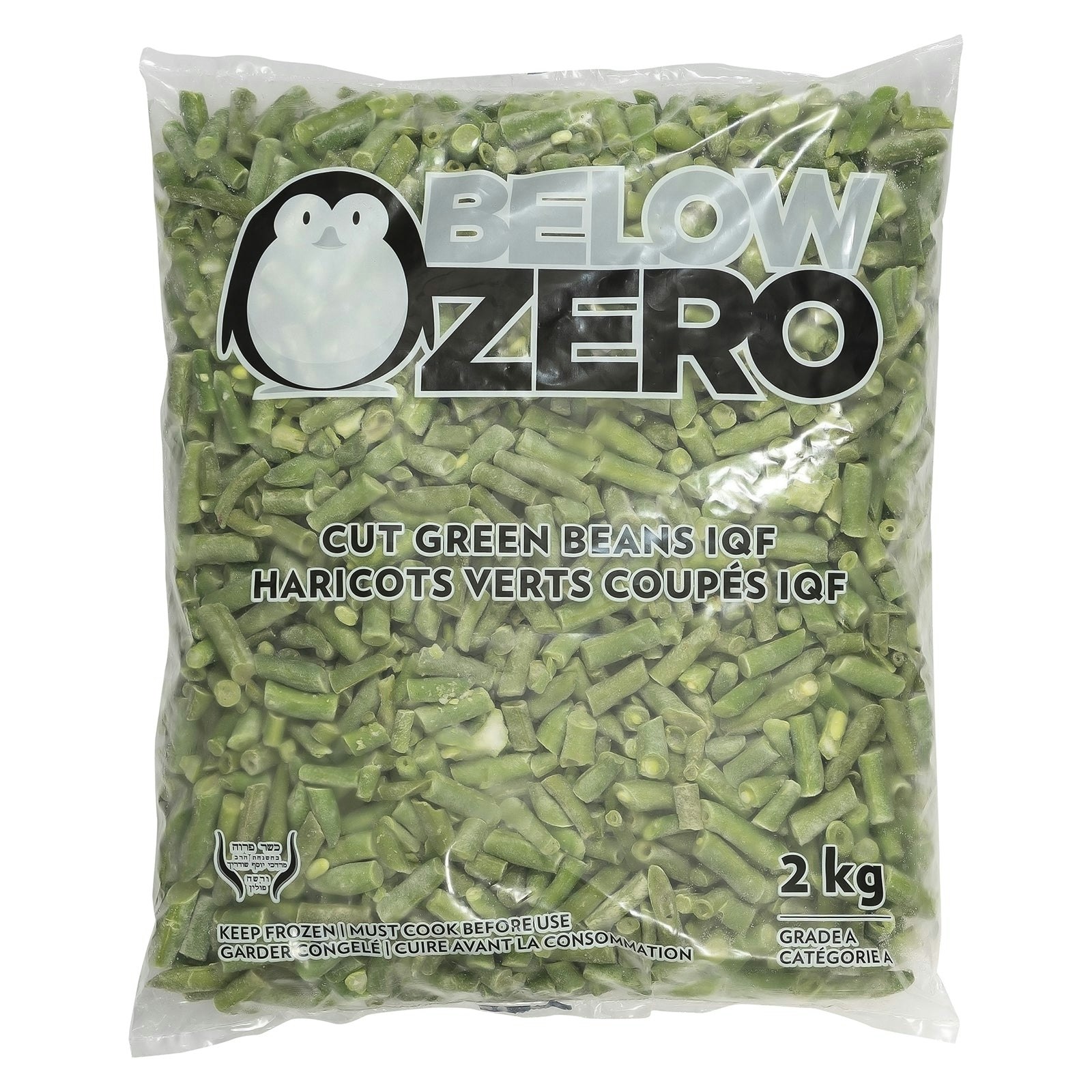 BELOW ZERO Cut green beans
