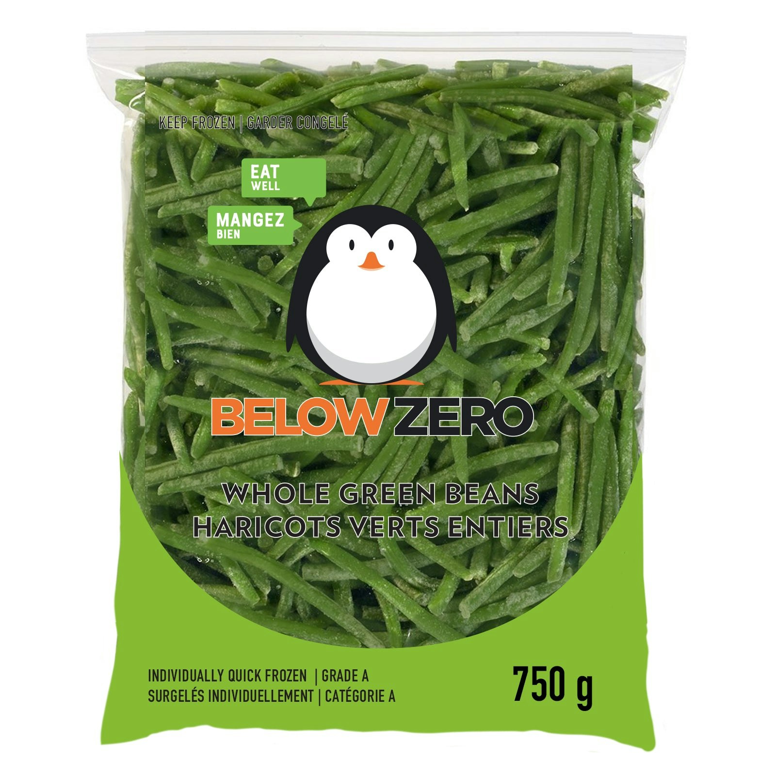 BELOW ZERO Whole Green Bean